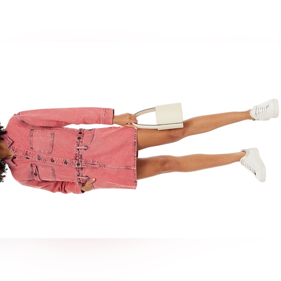 Denim Mini Dress - Picture 1 of 5